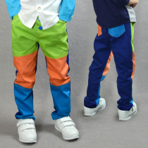 (Broken clearance )Boy spring outfit Chinese and high school leisure pants autumn Korean pants color-piece trousers