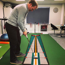 Explanar Indoor Golf Putter Practice Blanket Exerciser Office Home Velvet Green Practice Blanket