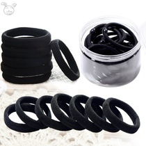 Head rope female black thick tie tie leather band Hairband hair cord hair accessories adult leather cover head rope rubber band Spring Hairband