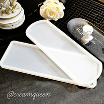 Thickened Parking Card Listed Corner Angle Mirror Silicone Mold Silicone Mold DIY Drop Glue Plaster Swing Table Base