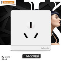 Type 86 16a air conditioner socket panel switch household 16A three-hole high-power water heater dedicated large hole three-plug