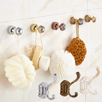 O-style clothes hook hanging clothes hook retro clothes hat hook single hook clothes hook wall-mounted door back hook to buy 3 free stiletto glue