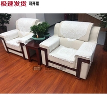 Office Sofa Room VIP Hospitality Meeting Sofa Sofa Single Clothing Business to discuss sofa tea table