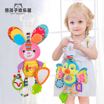 3-6 3-6-month baby with entrance nibble with bites puppets with tooth gum 0-1-year-old baby car hanging dolls appeasing toys