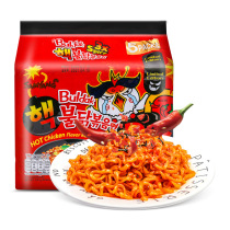 South Korea imported three times spicy nuclear bomb Turkey noodles Net red Instant Noodles instant noodles nuclear bomb instant noodles 5 consecutive packs