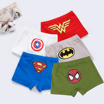 Boys and childrens underwear mens cotton boxer girls 9-10 years old 8 middle and big children 4-9 childrens bottoms