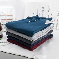 Sweatpants Mens summer loose casual drawstring foot closure thin pants large size sweatpants fitness running pants