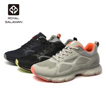 Salaman spring and summer breathable mesh light shock absorption Popcorn bottom leisure sports running shoes for men and women 96997