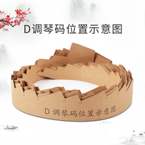 Guzheng code placement diagram Guzheng zither code positioning diagram