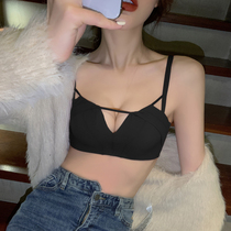 Adjustable sexy underwear Womens thin small chest gathered large bra without rims to close the breast on the support bra set