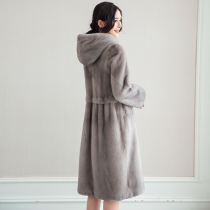zqqz imported mink fur coat womens long model 2020 winter New Fashion whole mink coat D169