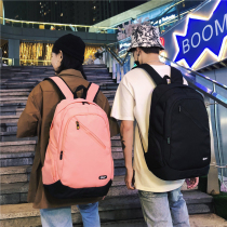  College student ins school bag female Korean version of junior high school and high school students 2021 new large-capacity travel computer backpack male