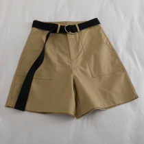 Factory womens wear pants in 2020 new high - waist daddy pants loose pants and wear shorts and casual pants