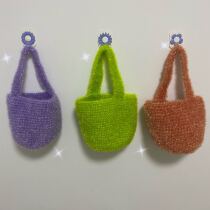 Original homemade terra cool Trampoline Cute Candy Bag Hands bag Handbags Handbags Woven Bag