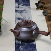 Japanese cooking teapot thick pottery hand-held pot ceramic kung fu sand cooking tea maker health electric pottery stove boiling water pottery pot