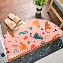 Creative Little Qing - fresh bedroom kitchen toilet door semiround pad custom - made foyer to rub feet mat