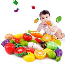  Amazing 20 pcs Cutting Vegetable Fruit Pretend Play Children