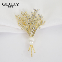 Barley Spike Chest Needle Upscale Female Delicacy 2021 New Tide Suit Chest Flower Design Feel Luxurious Do Nt Pin Accessories