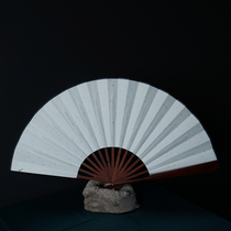 Small Leaf Purple Sandalwood Play 10 Inch Fan Folding Fan Red Wood China Wind Carry Men Retro Style Chinese Fan