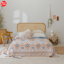  Towel quilt Summer thin cotton six-layer gauze Summer cotton adult bed cover sheets bunk blanket Sofa blanket