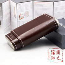 American Sika Xikar cigar leather jacket cow leather three sets of snow plus box chamber-wood portable travel 243CN