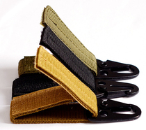 Backpack key chain pendant webbing buckle mountaineering buckle Hawk adhesive hook molle adhesive hook backpack key pendant