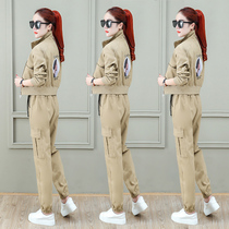 Small tall suit womens early autumn 2021 foreign style two-piece small fragrant wind wear Fashion Light mature womens clothing