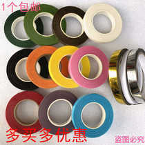 Green Tape Color Gum Paper Gold And Silver Adhesive Tape Silk Screen Flower Simulation Bouquet Handmade Paper Vines Handmade Rose Art Tape