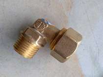 Guangdong Foshan Rifeng Aluminum plastic pipe copper fittings 1216 1418 1620 2025 external teeth elbow 4 minutes 6 minutes 1 inch