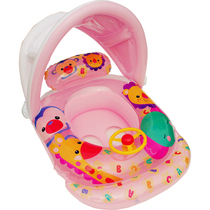  Baby swimming ring Childrens seat ring Infant seat ring armpit floating ring Baby newborn 1-2-3 years old anti-rollover thick