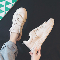 European station 2021 new small white shoes womens sports father shoes Net red all network breathable white womens shoes trendy shoes