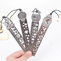 Bookmark creative metal cute hipster with scale hollow model students use drawing children ruler Korea