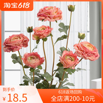 Modern table simulation flower European-style Sicilian Lilian Jiao side single fake flower family residence decoration wedding celebration cloth view swinging piece
