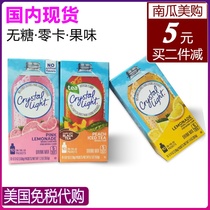 Spot Crystal Light Sugar Free Drinking Instant Juice Beverage Concentrated Low Sugar Lemon Powder 0 Card