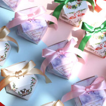 Sugar box Wedding candy box ins wind net celebrity creative wedding candy box Paper candy gift box empty candy box