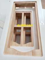 Import New Zealand Pine Wood Base Material Wardrobe Door Full Solid Wood 20 Centifilm Press Door Wine Cabinet Bookcase Door Sub environmentally friendly