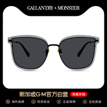 Net red sunglasses womens anti-UV big face thin 2021 new fashion summer sunglasses mens driving special