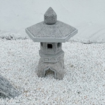 Japanese-style antique stone lantern Antique floor-to-ceiling outdoor custom lighting Natural lighthouse Hotel retro marble stone lamp