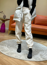 Xiangjia takes off from dusk a winter casual pants womens autumn and winter loose nine points plus velvet padded sports pants