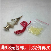 New Pint Red Worm Clamps Copper on Bait Worm Bait Clips Sand Sericulture Kits for Earthworms Clamp gear Supplies