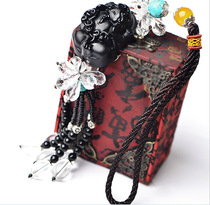 Black Yaoshi Car Pendant Car Baoan Interior Decoration Pendant Car Ornament Car Hanging Manufacturer Direct Sales