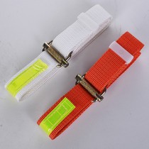 Electric reflective cable tie for coal mine reflective belt