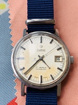 @137 second-hand mens watch Zodiac Sudiya second-hand antique three-month warranty