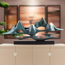 New Chinese landscape ornaments home accessories creative living room wine cabinet porch TV cabinet study feng shui decoration gifts