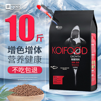 Fish food koi feed for ornamental fish and goldfish special fish food color enhancement brightening not muddy water koi fish food universal medium size