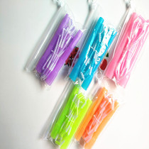 Child Elementary School Middle School Middle School Exam Flower Style Colorful Plastic Bamboo Festival Jumping Rope Sports Exercise Adjustable hard and soft beads