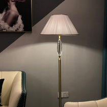 Minimalist modern art floor lamp living room lamp net red live floor lamp bedroom vertical wall corner lamp grey atmosphere light