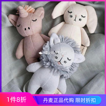 20% off Denmark Konges Slojd baby cloth toys cute childrens dolls bell rattles toys