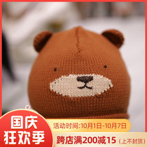 Direct mail ETTOI Korea Pegus childrens clothing 2021 autumn Brown treasure cotton thread hat 576708