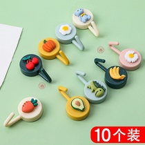 Yiyang adhesive hook strong viscose home kitchen wall door creative paste dormitory cute non-punching no trace bearing
